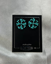 Beaded Round Stud Earrings