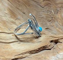 Sterling Silver w/ Sleeping Beauty Turquoise Ring size5