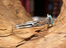 Sterling Silver Bracelet w/ Sleeping Beauty Turquoise