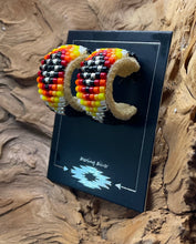 Beaded Hoop Earrings