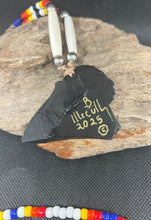 32" Hand-painted Slate Rock Necklace By: Bill McCulley