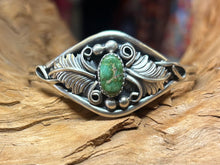 Sterling Silver Bracelet w/ Manassa Turquoise