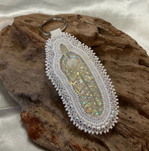 Beaded Cab Keychains