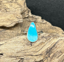 Bluebird Turquoise Sterling Silver Ring Sz.7