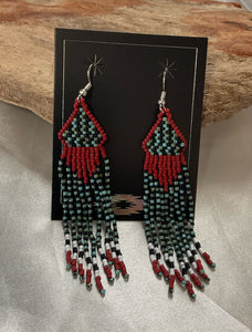 Beaded Dangle Earrings*