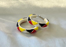 Beaded Hoop Earrings*