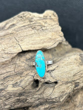 Kingman Turquoise Sterling Silver Ring Sz.5