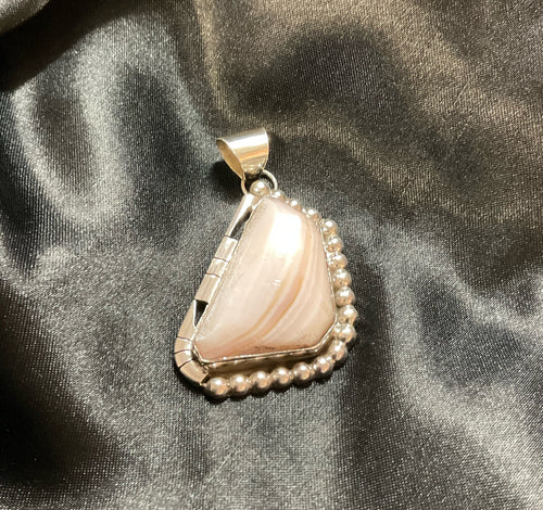 Pink Muscle Shell Pendant
