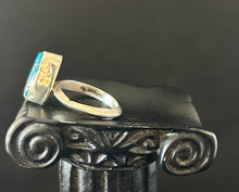 Morenci Turquoise Sterling Silver Ring Sz.7