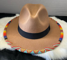 Beaded Brown Fedora