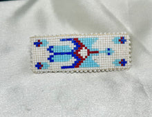 Beaded Hair Barrette 2.5"