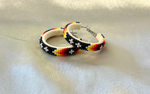 Beaded Hoop Earrings*