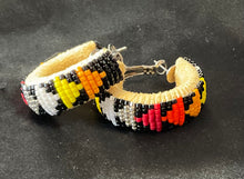 Beaded Hoop Earrings