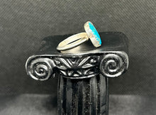Thunder Mt. Turquoise Sterling Silver Ring Sz.7.5