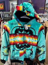 Native Print Kids Hooded Jacket