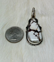 Sterling Silver Pendant w/ Wild Horse Gemstone