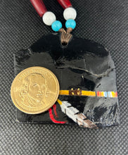 30" Hand-Painted Slate Rock Necklace By: Bill McCulley