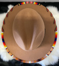 Beaded Brown Fedora