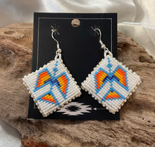 Beaded Water Bird Earrings