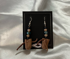 Miniature Medicine Bag Earrings