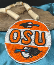 26" OSU Medallian w/ Antler Necklace