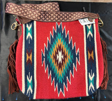 Native Print Crossbody w/ Fringe