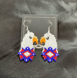 Brick Stitch Dangle Earrings *