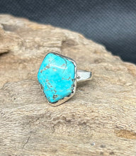 Turquoise Mountain Sterling Silver Ring (Size 8)