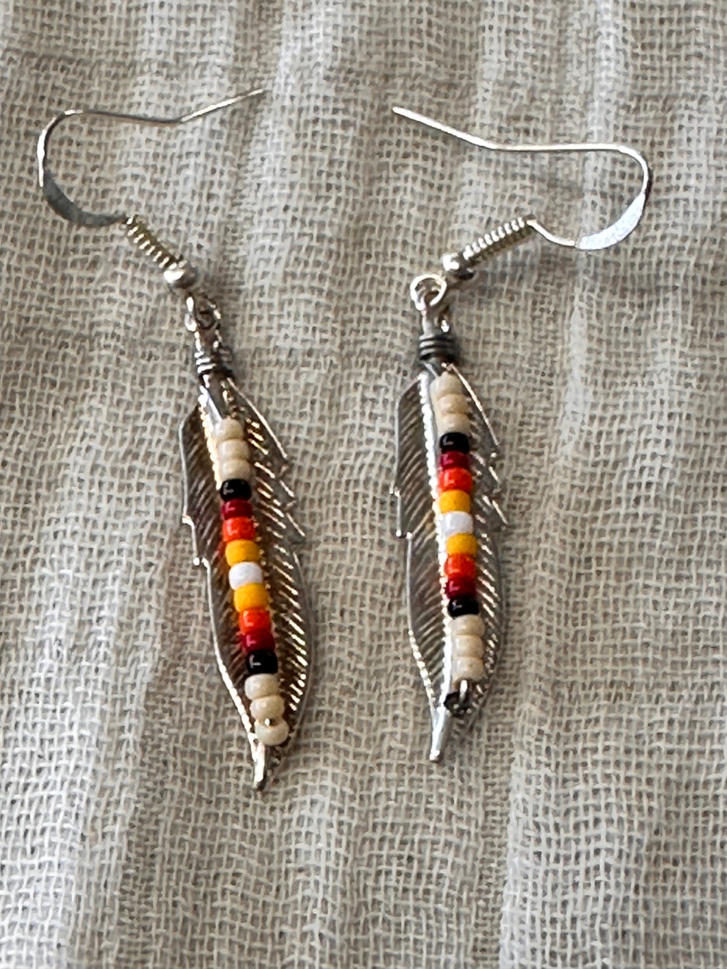 Feather Dangle Earrings