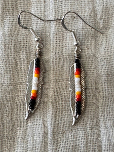 Feather Dangle Earrings