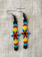 Beaded Feather Dangles