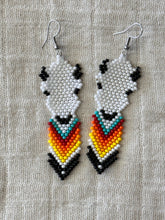 Beaded Feather Dangles