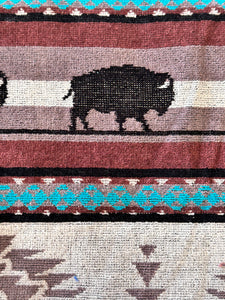 Hand Towel Buffalo Print