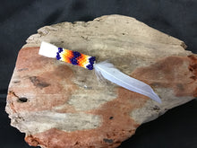 Beaded Imitation Feather Hat Pin