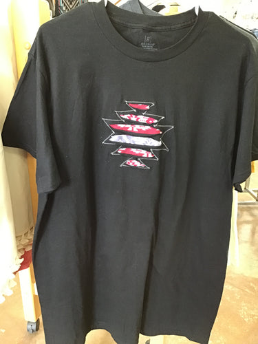 Native Print Patch Shirt