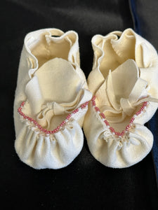 Beaded & Pucker Baby Moccasins