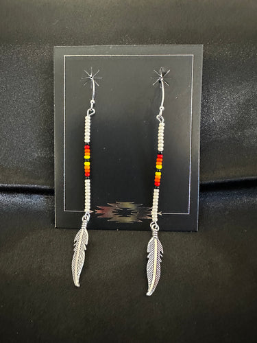 Feather Dangle Earrings