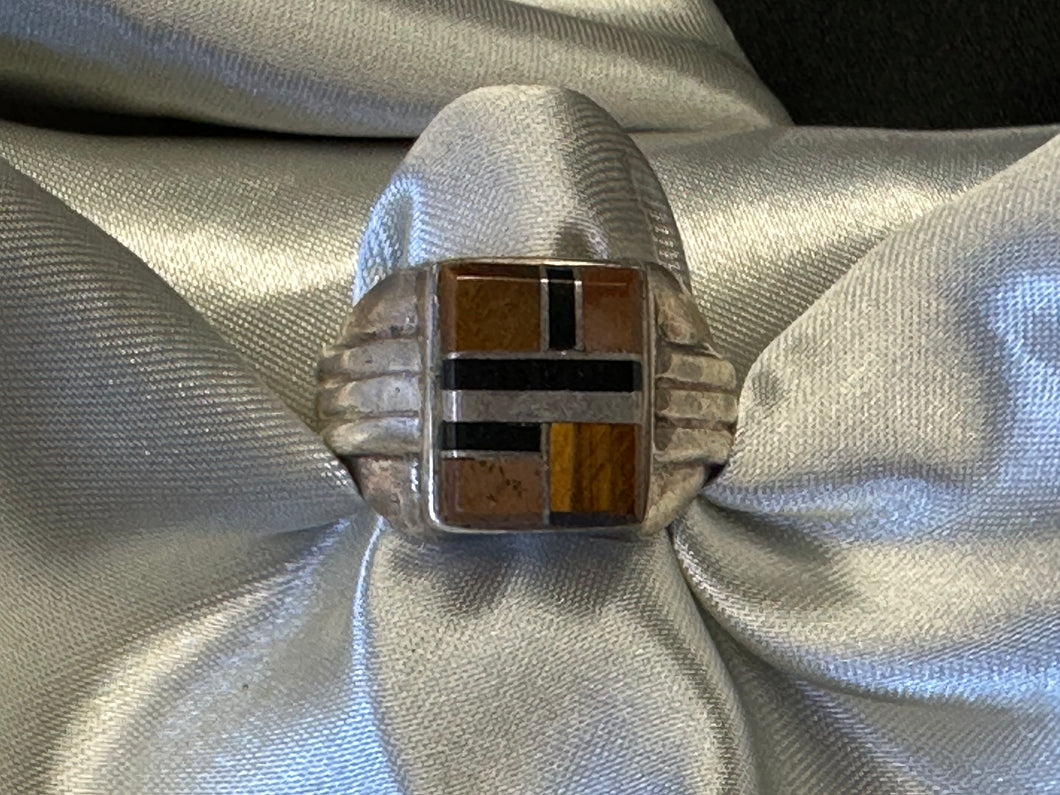 Men’s Turquoise & Multi-Stone Sterling Silver Rings