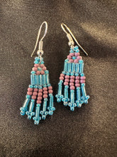 Small Beaded Dangle Earrings