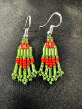 Small Beaded Dangle Earrings