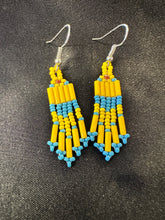 Small Beaded Dangle Earrings