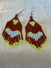 Beaded Fringe Dangle Earrings