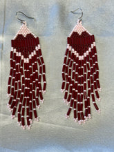 Beaded Fringe Dangle Earrings