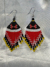 Beaded Fringe Dangle Earrings