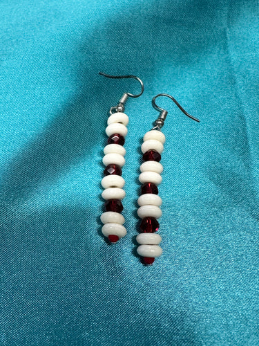 Ossein & Glass Bead Dangles