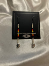 Straight Beaded Dangle Earrings