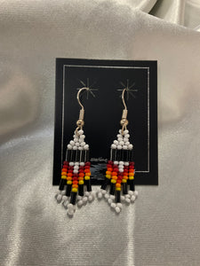 Small Beaded Dangle Earrings