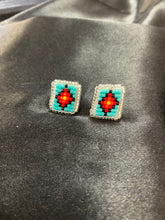 Beaded Stud Earrings