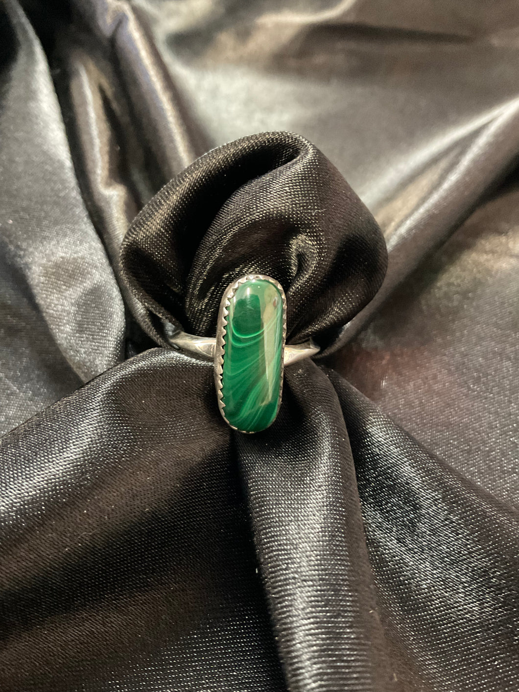 Malachite Rings