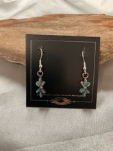 Sleeping Beauty Turquoise Sterling Silver Earrings